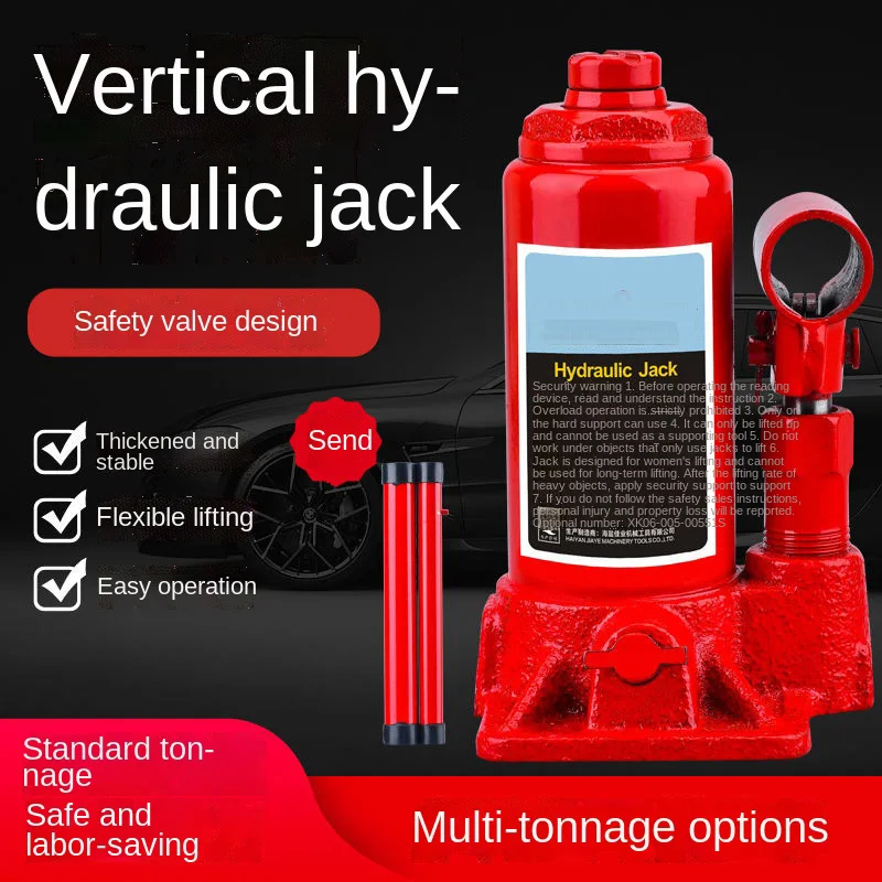 

Automotive Jack Air Hydraulic Machine Oil Rigging Proprietary Heat Treated Steel Cylinder Industrial Repair Mechanical Tools 2t