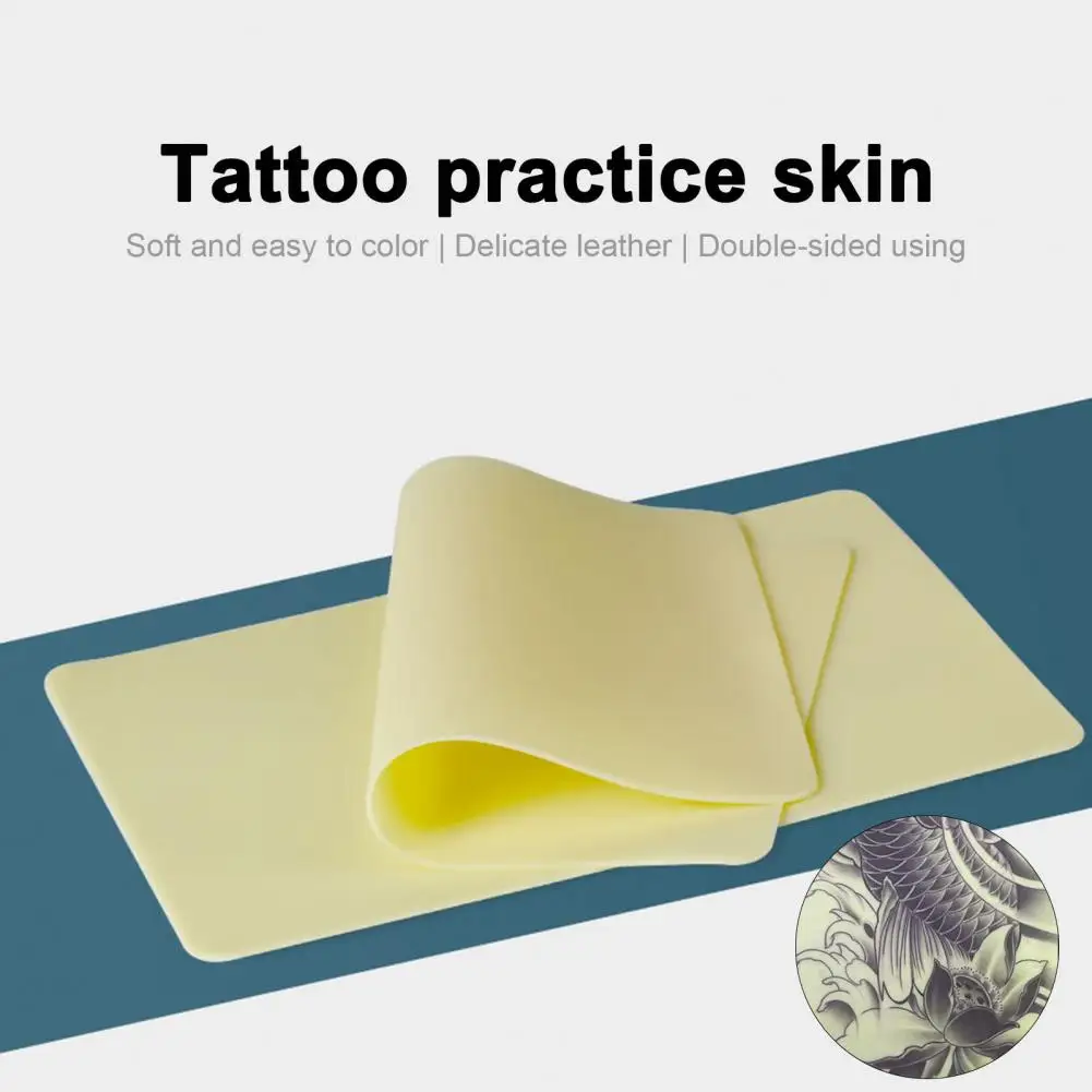 

Professional Tattoo Skin Safe Compact Silicone Blank Tattoo Practice Skin for Beginners