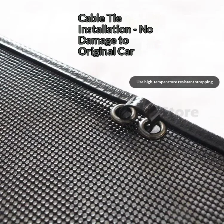 Special for Hyundai MUSA insect-proof net, water tank grille protection net, dustproof anti-wadding exterior parts view 3