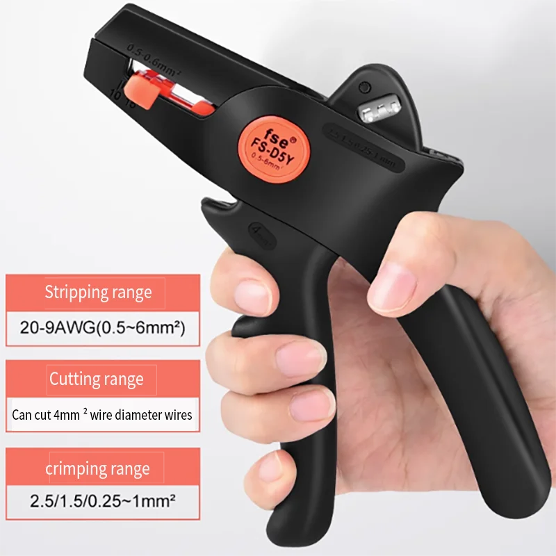 Wire stripping pliers Multifunctional wire crimping stripping Special tool for cable cutting and cable stripping