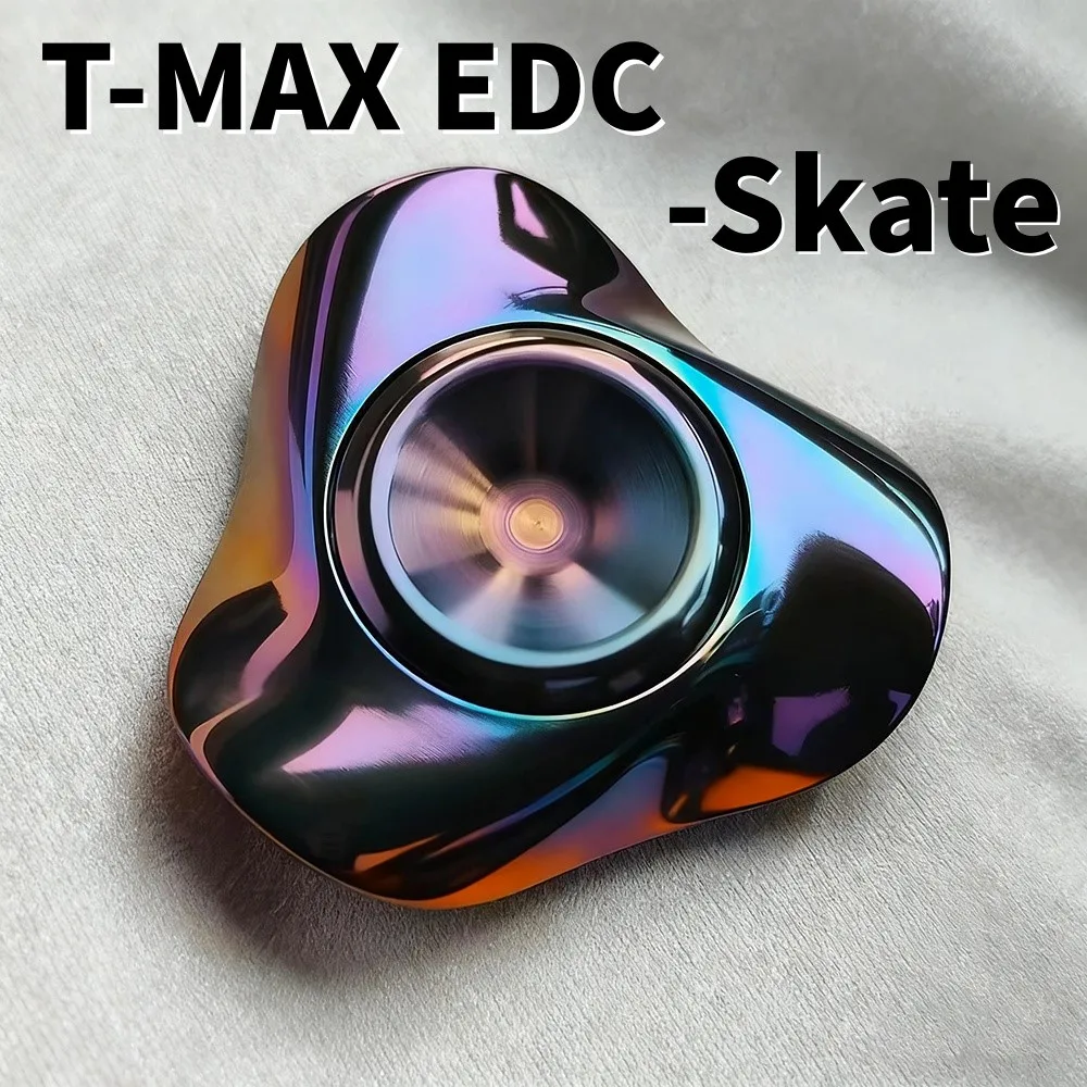 

T-MAX EDC Skate Fidget Spinner Игрушки для взрослых Трехлистный Спиннер Оригинальный дизайн Гаджеты для облегчения тревоги Портативный офис