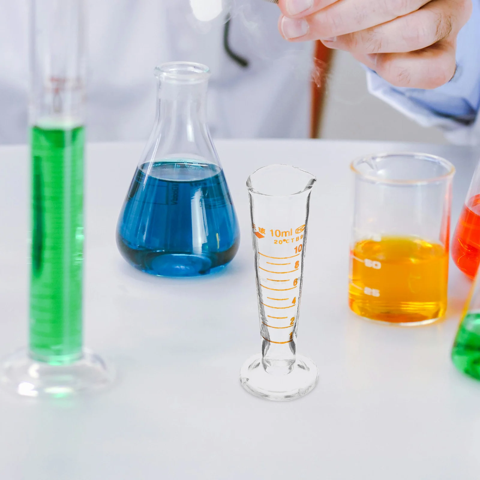 

Graduated Laboratory Cup High Quality Glass Scale Cup Experiment Tool Measuring Device for Kitchen