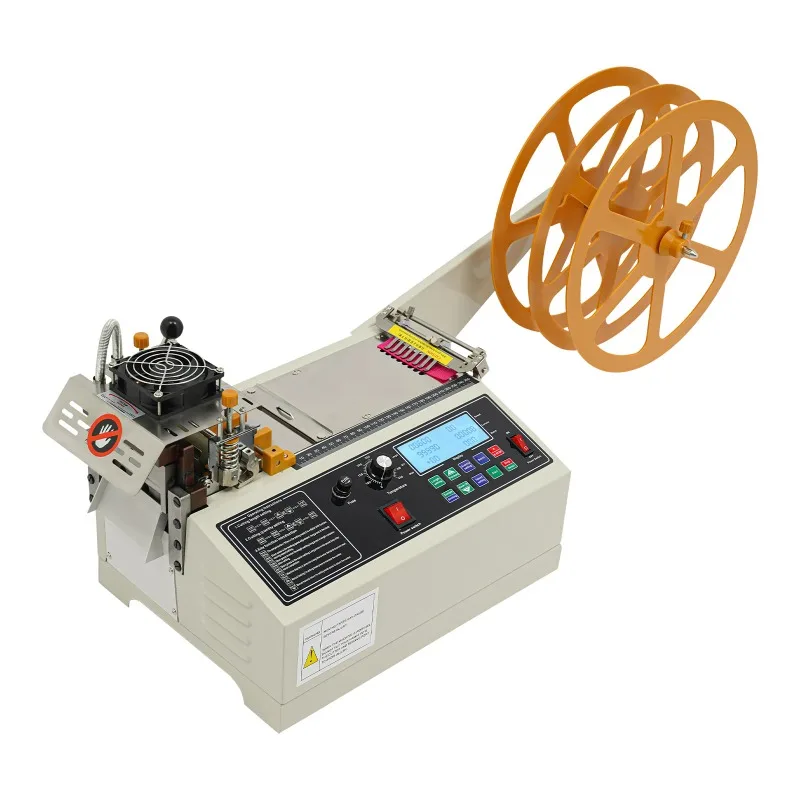 400W Automatic Hot and Cold Rope Cutting Machine LCD Webbing Cutting Machine for Cutting Braided Belts