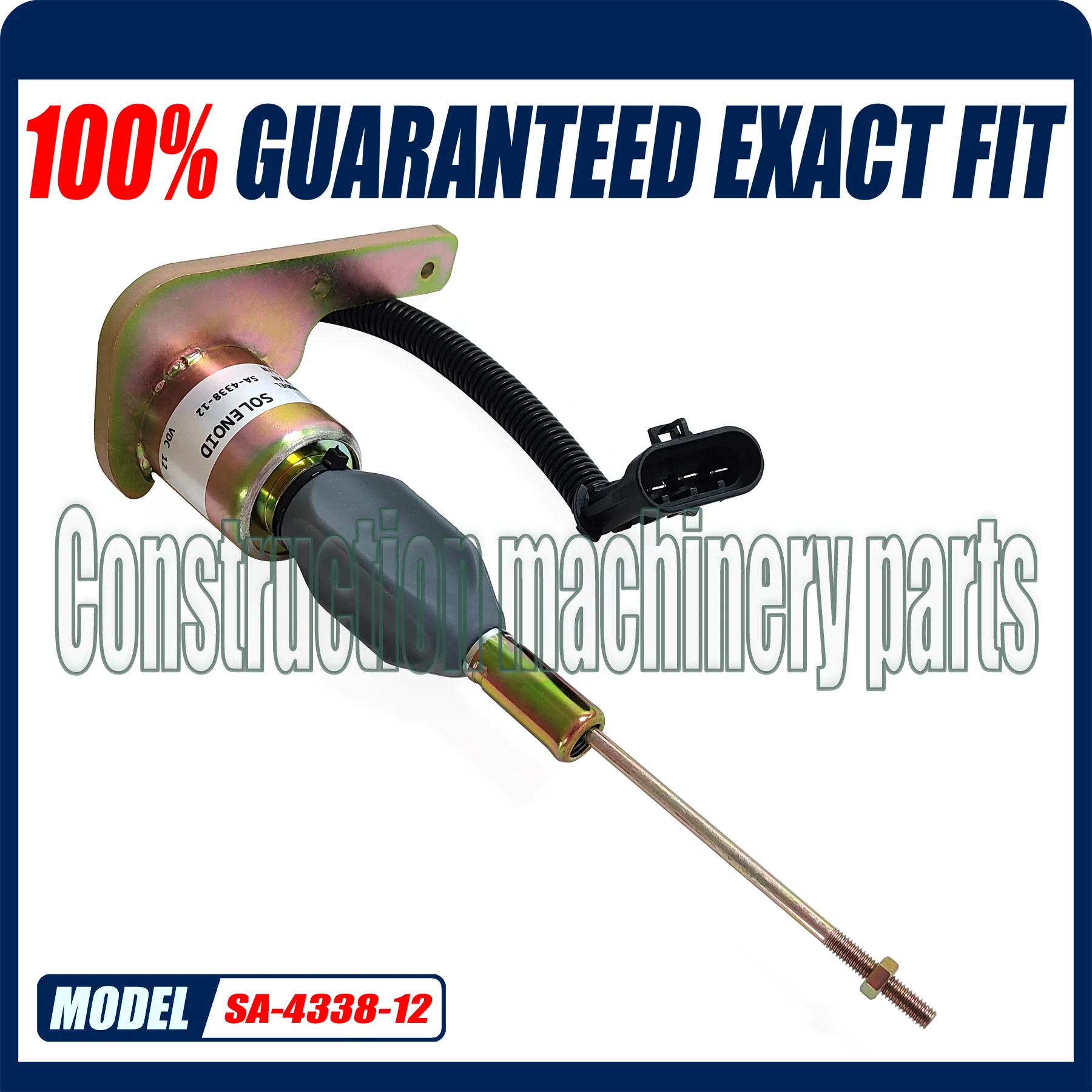 

For Navistar Fuel Stop Solenoid 3913795, 1820453C91 / Synchro-Start SA-4338-12