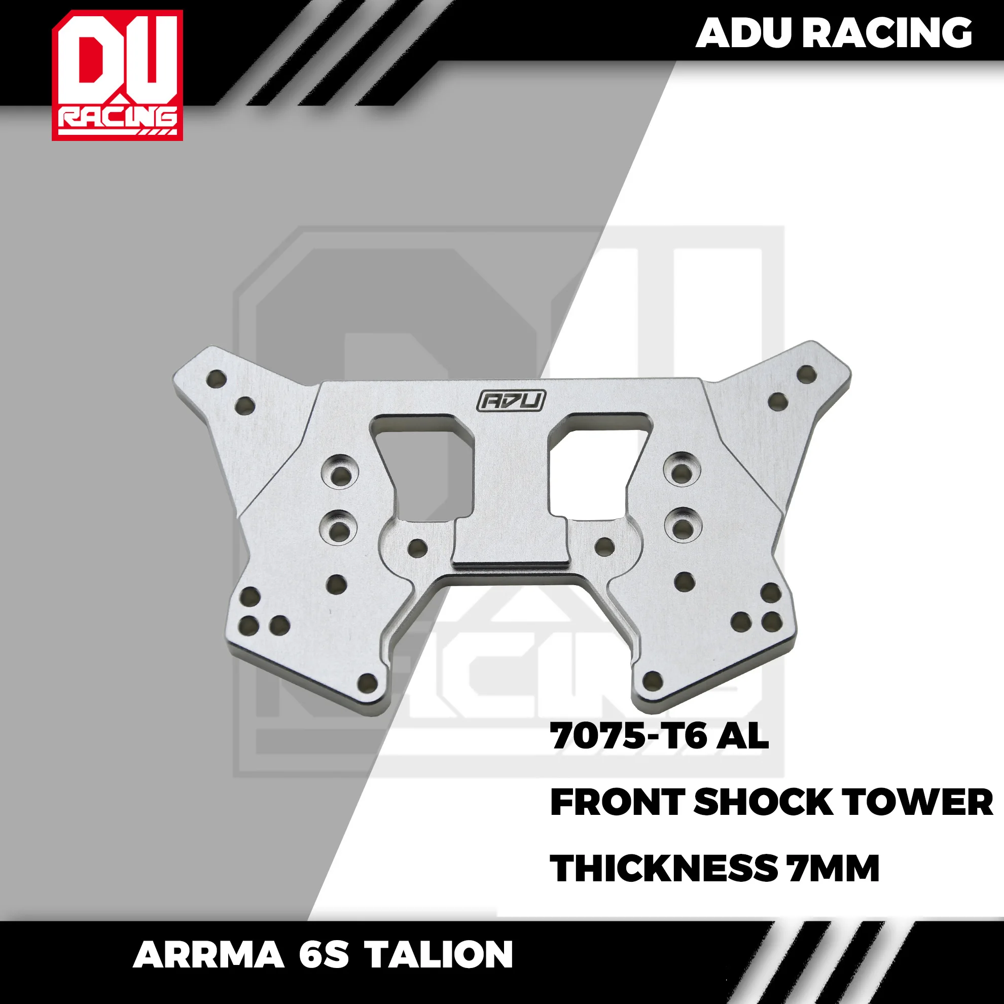 Adu Racing Hecks chock Tower CNC 7075-T6 Aluminium für Arrma 6s Talion