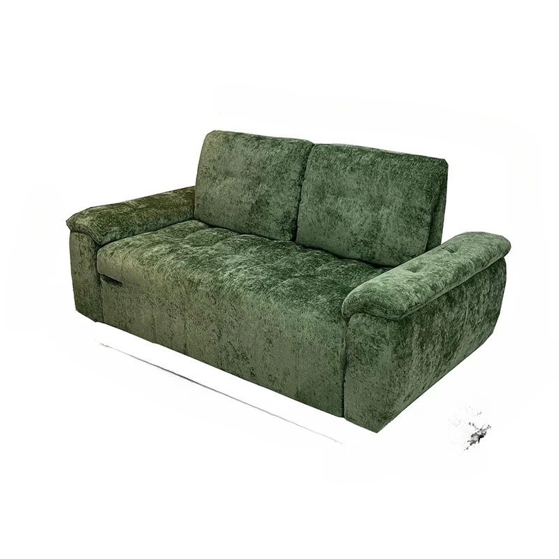 

Living room sofa bed, small apartment straight row double section household sofa bed