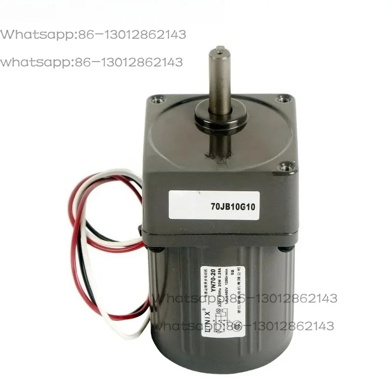 YN70-20/70JB10G1032 20w Single Phase  230V Totally Enclosed 50/60Hz 1250RPM Small Ac Gear Motor