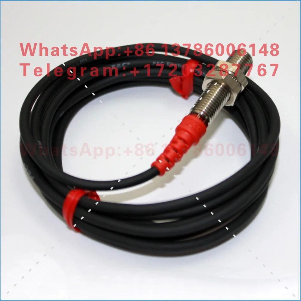 F & C Jiazhun M8 Proximity Switch F3C-08ES01-N/N2/P/P2 R2M Three Wire 24V Normally Open NPN Normally Closed