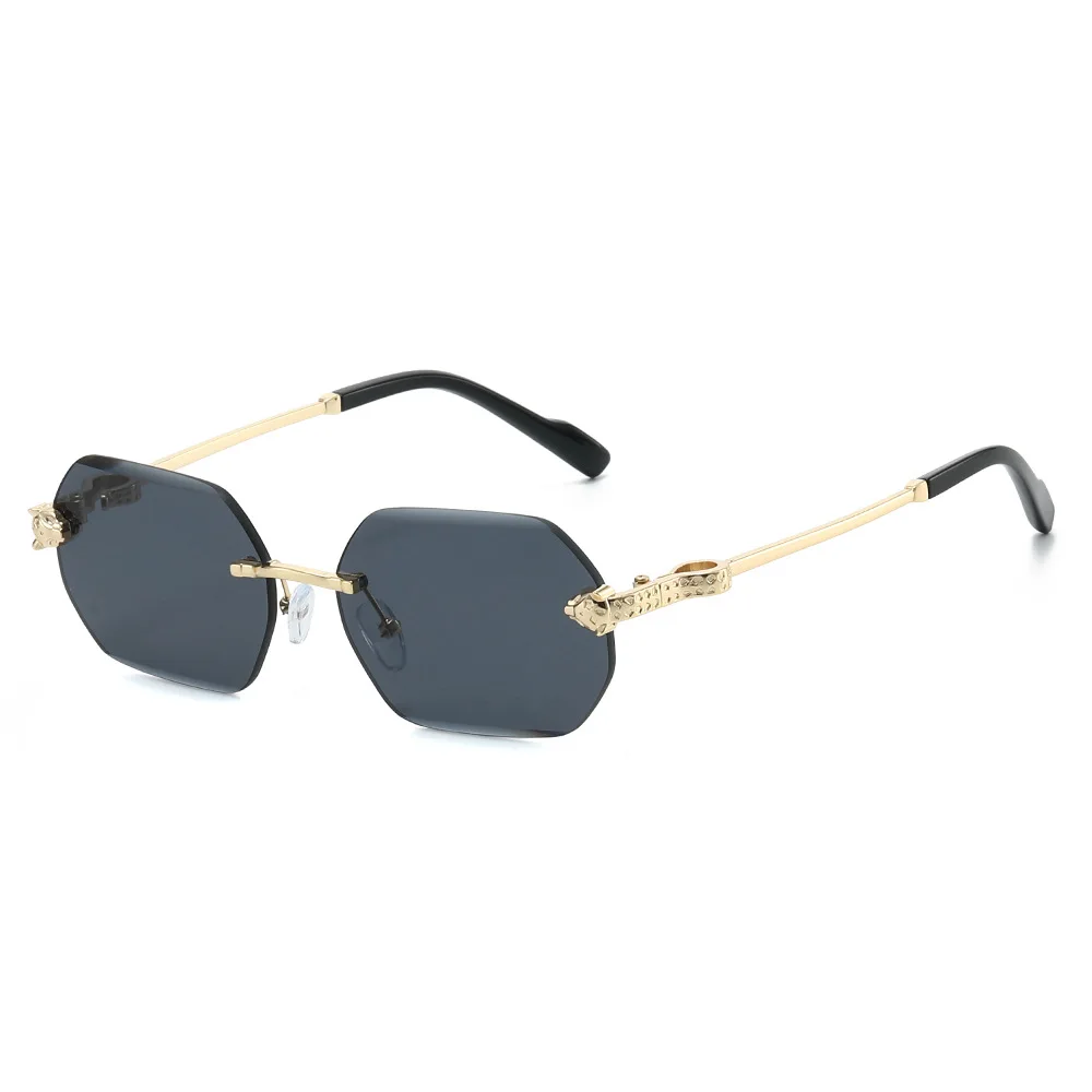 New Frameless Sunglasses with Personalized Frameless Design Fashionable and Exquisite Versatile Sunglasses for Women