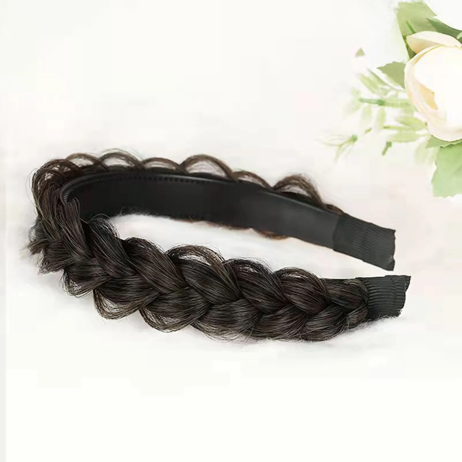 Anti Slip  Braid Hair Bands Non-slip Hand-Woven Hair Accessories for Girlfriend Wife Birthday Gift