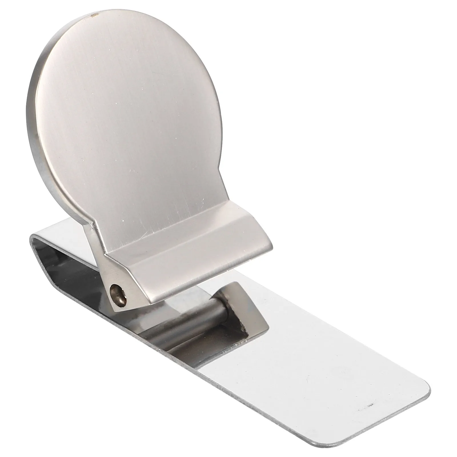 Clipe de dinheiro de aço inoxidável portátil titular de dinheiro carteira bill organizador prático metal braçadeira de armazenamento de dinheiro pequeno clipe de verificação para