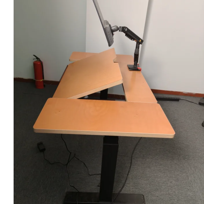 

Factory wooden desk with adjustable tilt angle, ergonomic, wall-mounted desk, suitable for long-term use