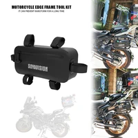 Bolsa de herramientas lateral para motocicleta, bolsa colgante totalmente impermeable, bolsa de herramientas lateral para motocicleta de 2,5 L, accesorios para motocicleta para BMW, Yamaha, Honda