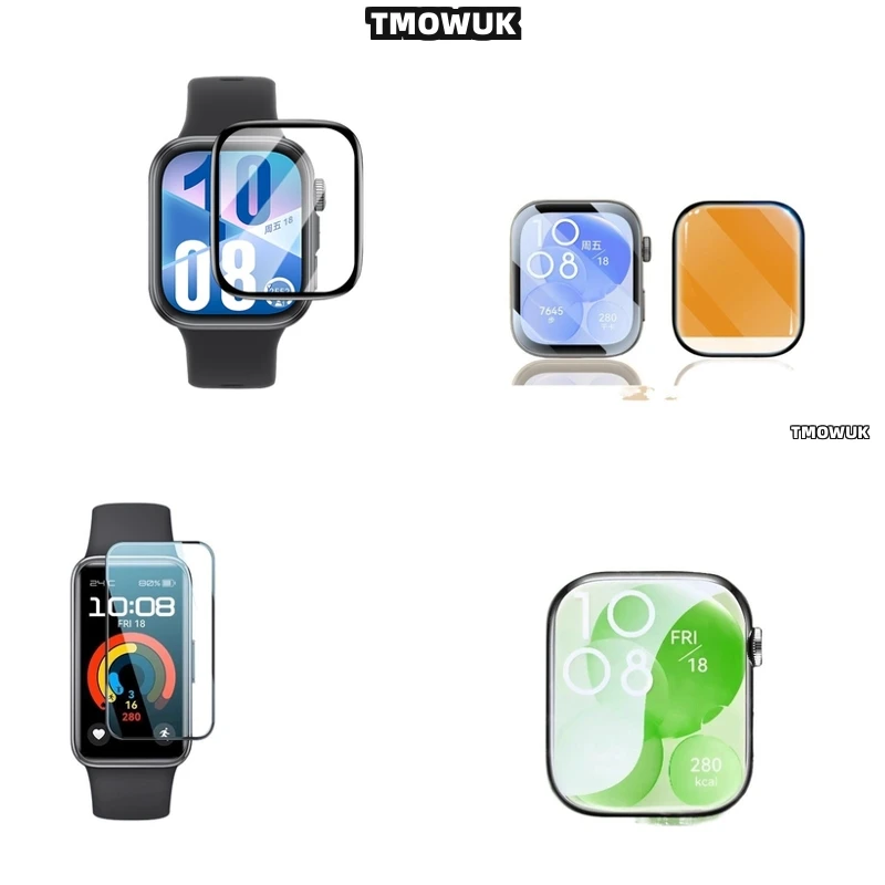 

For Huawei Band 6 7 8 9 10 B6 B7 Watch D2 Fit 3 4 Pro SE, Sweat Proof Film.