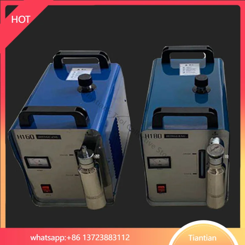 H160/H180 Flame Polishing Machine 220V Welder Machine Plexiglass Acrylic  Electrolysis Water Welding Machine