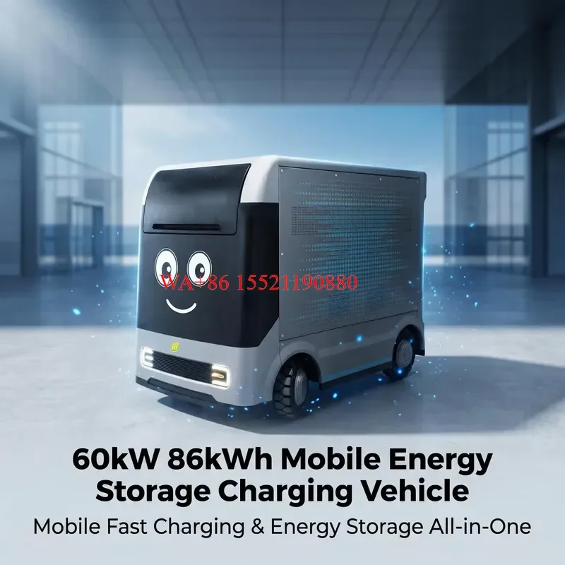 WMWMNU for 86kWh Portable Off Grid Mobile EV Charging Station with Storage