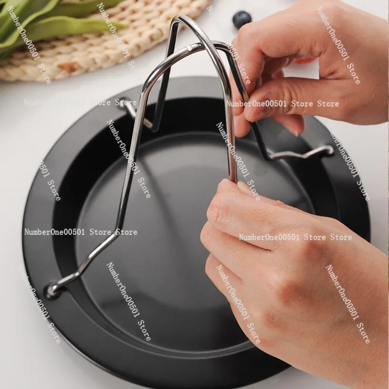 Stainless Steel Detachable Chicken Roaster Outdoor Turkey Grill Rack Portable BBQ Rotisserie Stand -095
