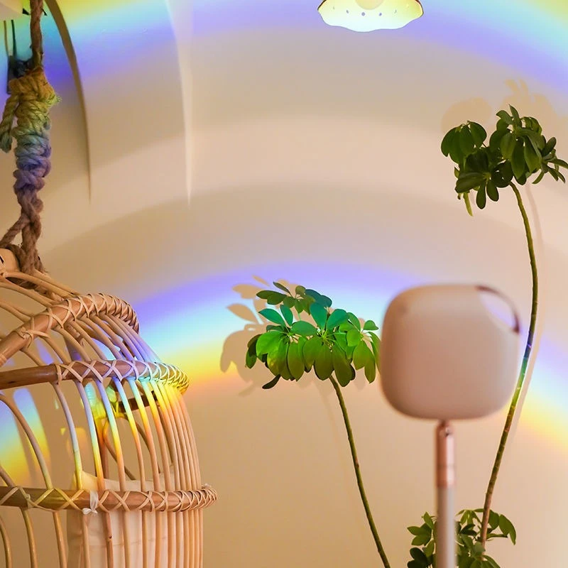 Rainbow making machine photo high value birthday gift room atmosphere light