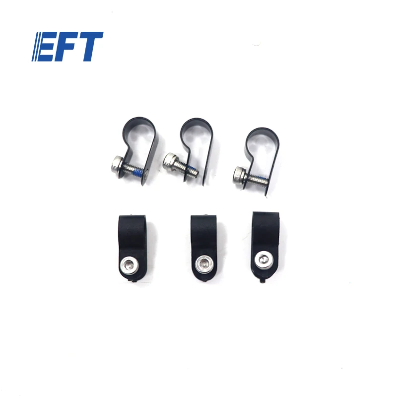 EFT-كابل الأنابيب المشبك ل الطائرة بدون طيار ، الزراعة البخاخ أجزاء ، R10.4 ، أسود ، عالية الجودة ، 6 قطعة ، EFT Z30 ، Z50