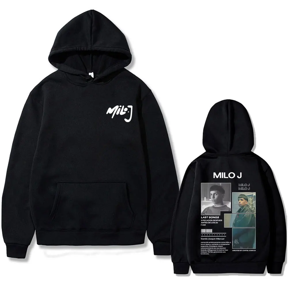 

Hot Sale Rapper Milo J 511 Merch Hoodie Men Women Hip Hop Fashion Trend Sweatshirt Male Casual Oversized Pullover Man Streetwear
