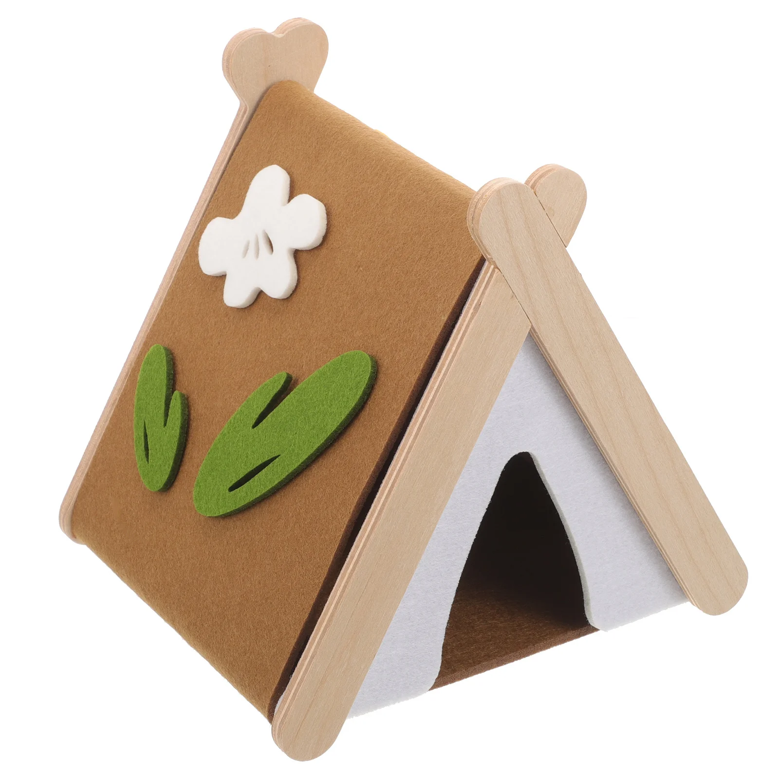 كوخ عش دافئ للحيوانات الصغيرة، سرير مخبأ للهامستر مريح، خيمة نوم ناعمة للحيوانات الأليفة، مأوى أرنب، مستلزمات الحيوانات الأليفة الصغيرة #2