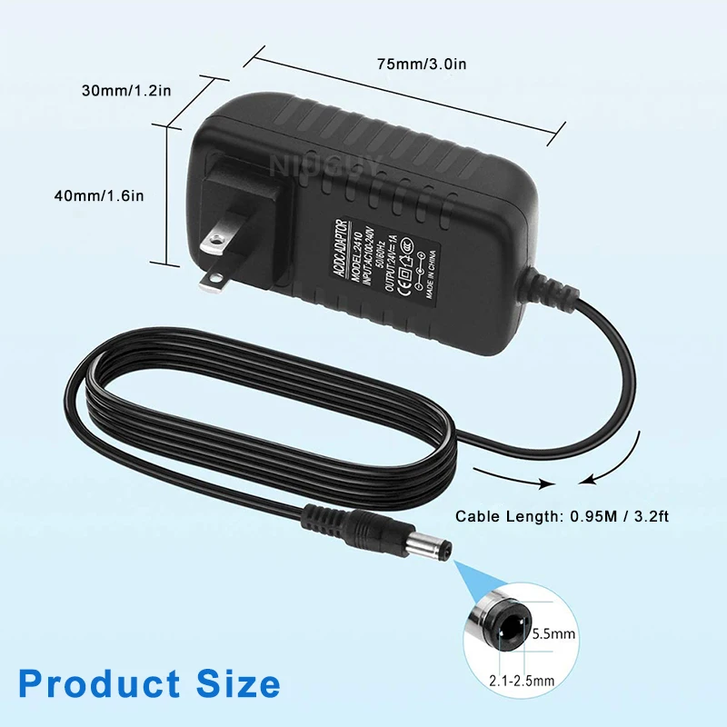 AC110V 220 فولت إلى تيار مستمر 12 فولت 2A 24 واط محول الطاقة العالمي شاحن الولايات المتحدة الاتحاد الأوروبي المملكة المتحدة الاتحاد الأفريقي قابس مهايئ LED سائق لشرائط ضوء LED