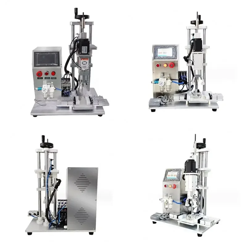 

Small - Sized Robotic Screw Capping Machine Desktop Automatic Claw - Type for Cosmetics and Drinks Bottles