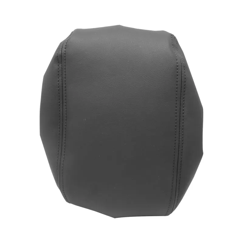 Premium Black PU Leather Sponge Armrest Box Lid Cover Fits VW Golf 6 2010-2013 Console Trim
