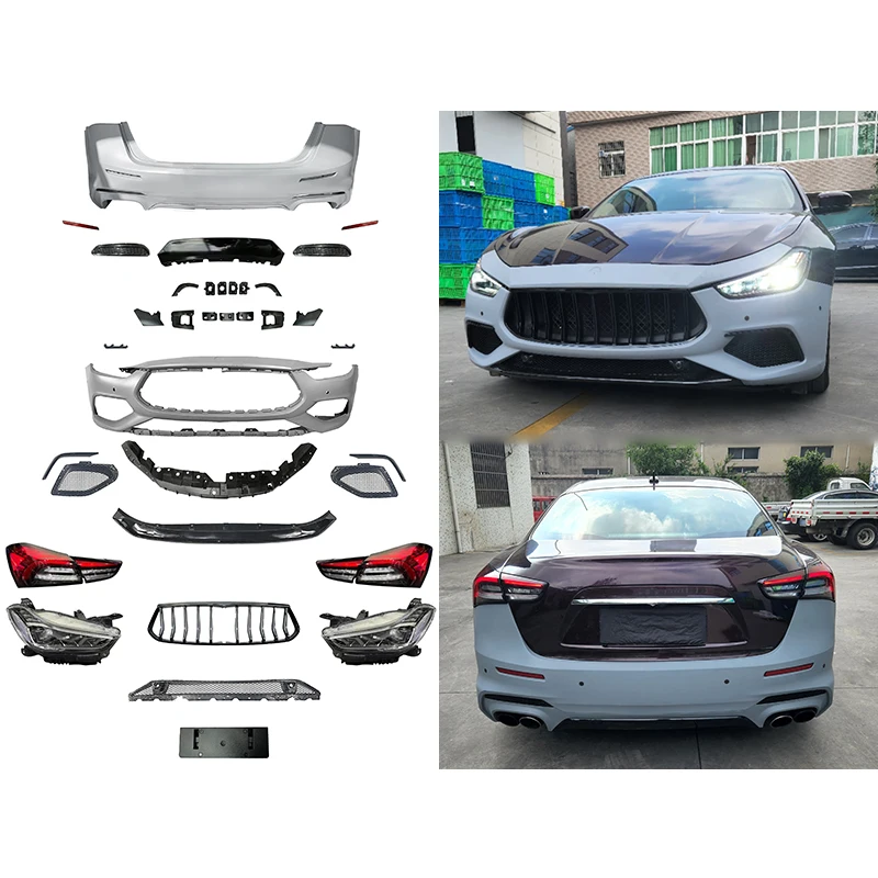 Classic Car Restomod Body Kits-2018 Car Modification Upgrade Sport Body Kit Front Bumper Headlight Taillight Grille Suitable F