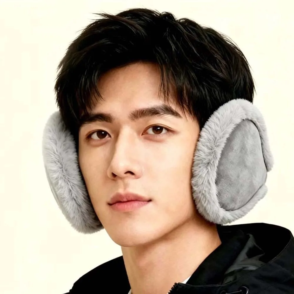 Cold Weather Shields Thickened Winter Earmuffs Windproof Fleece Lining Ear Warmers Lightweight Soft Foldable Headbands Cyclists