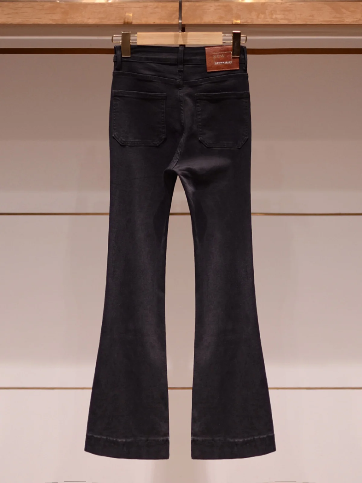 Retro Amerikaanse Denim Jeans Hoge Taille Afslanken Bla Wijde Pijpen Broek Dames Faion Herfst Nieuwe Sle JOOva Merk Dames Jeans