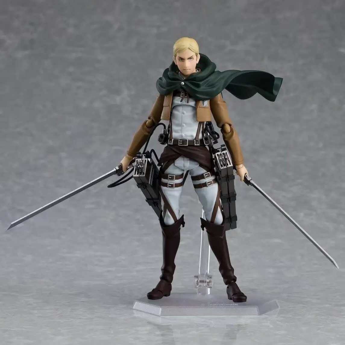 مجسم أنمي هجوم العمالقة - القائد إروين سميث (إصدار فغما 446) قابل للتحريك 15 سم | Figma 446 Attack on Titan Erwin Smith Posable Action Figure 15cm