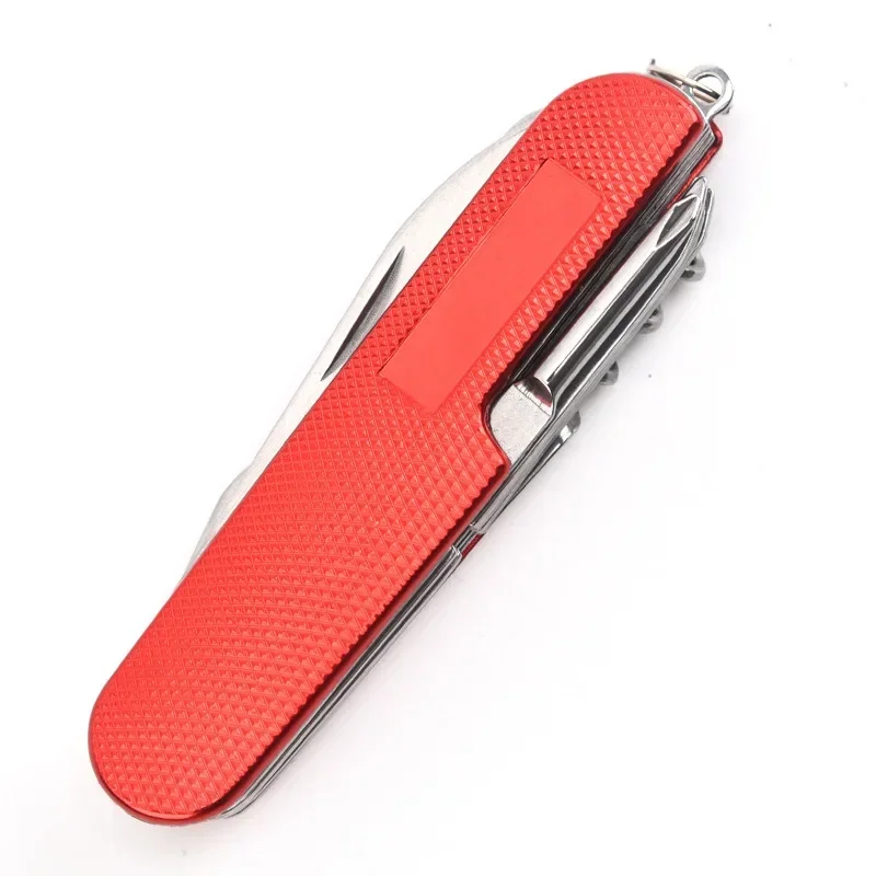 NEW Swiss Knife 11 Multifunctional Folding Army Knife Portable Stainless Steel Pocket Knife Outdoor Camping Emergency EDC Tools