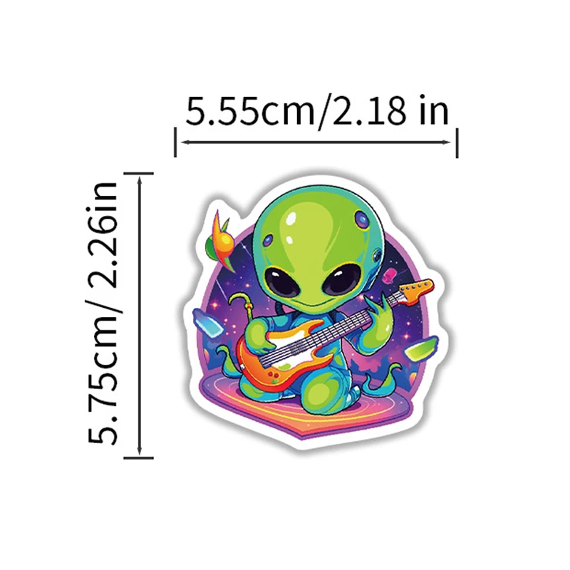 50 قطعة الكرتون الغريبة ET الكتابة على الجدران ملصقات DIY بها بنفسك الاطفال الشارات اللعب سكرابوكينغ الهاتف المحمول الغيتار زجاجة ماء ملصق مزخرفة #6