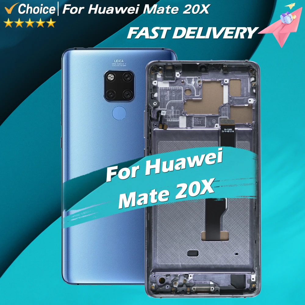 TFT LCD For Huawei Mate 20X EVR-L29 EVR-AL00 TL00 LCD Display Touch Screen Digitizer Assembly For Huawei Mate 20 X Screen