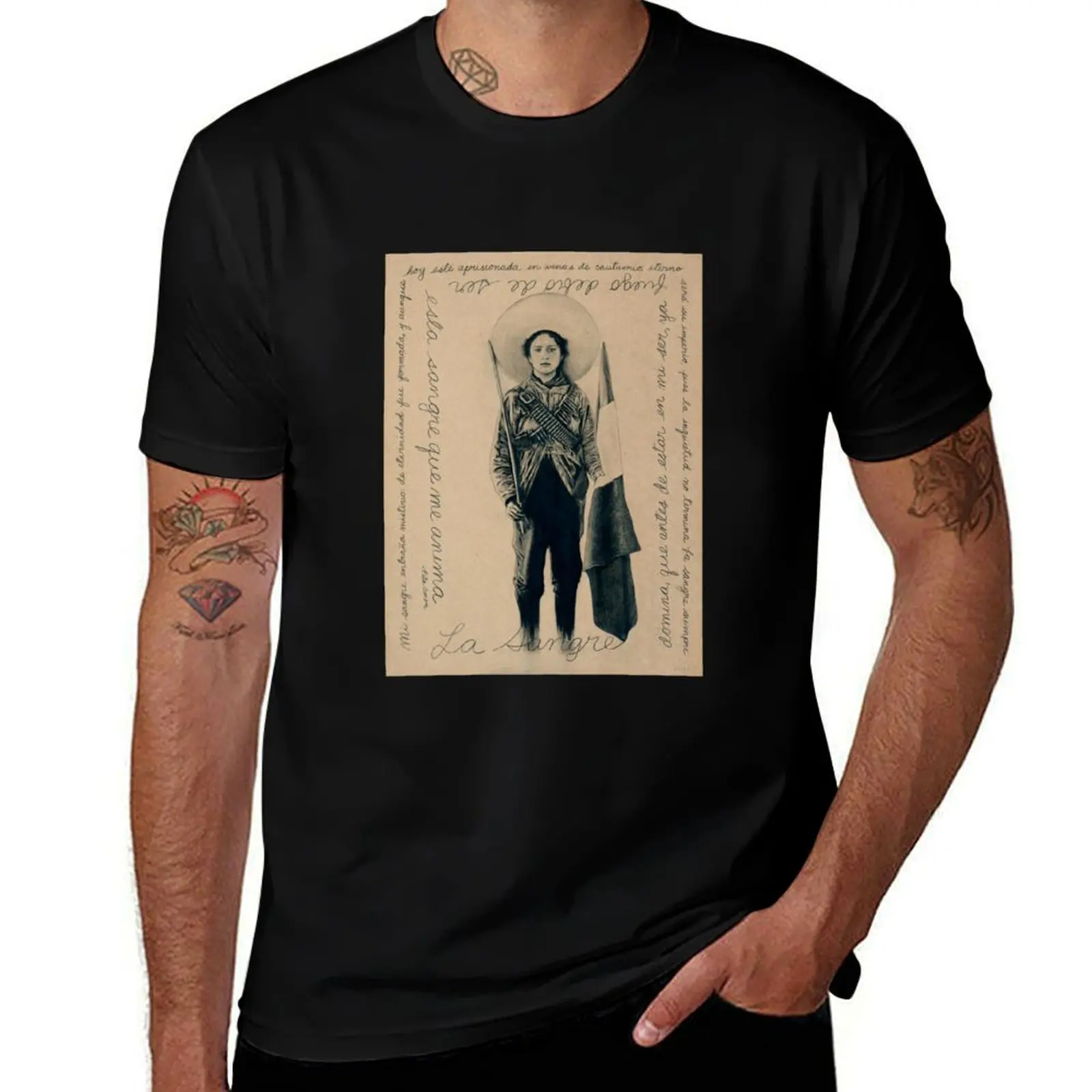 La Sangre T-Shirt Soft Touch Basic Cotton T-Shirt