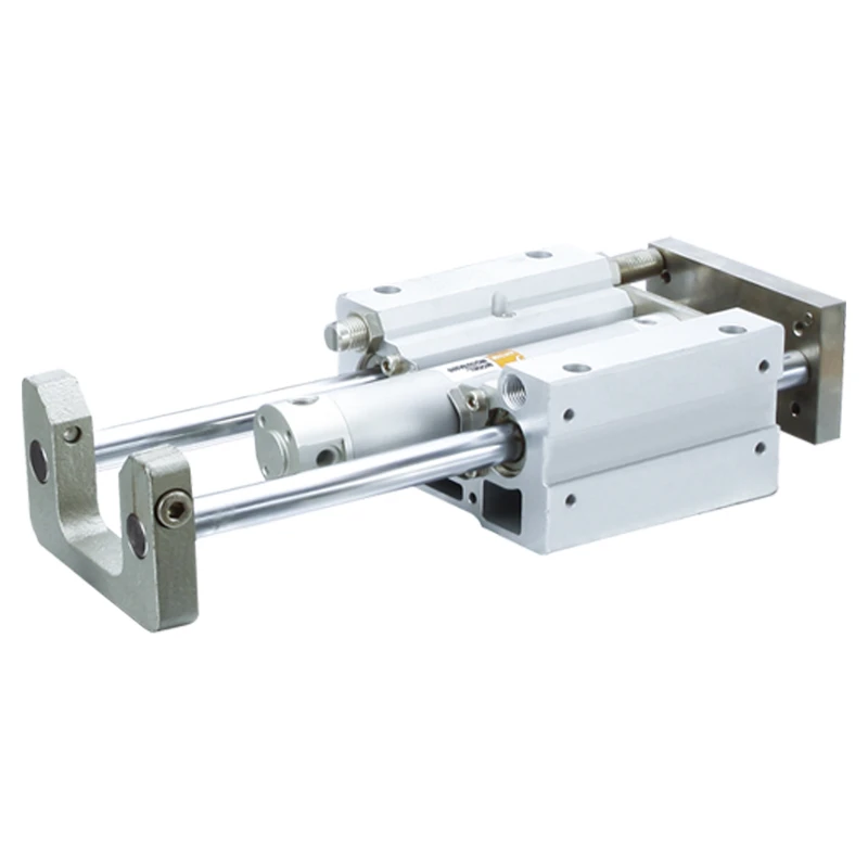 MGG Series Compact Guide Basic Type Air Cylinder Guide Double Acting Double Shaft Pneumatic Cylinder