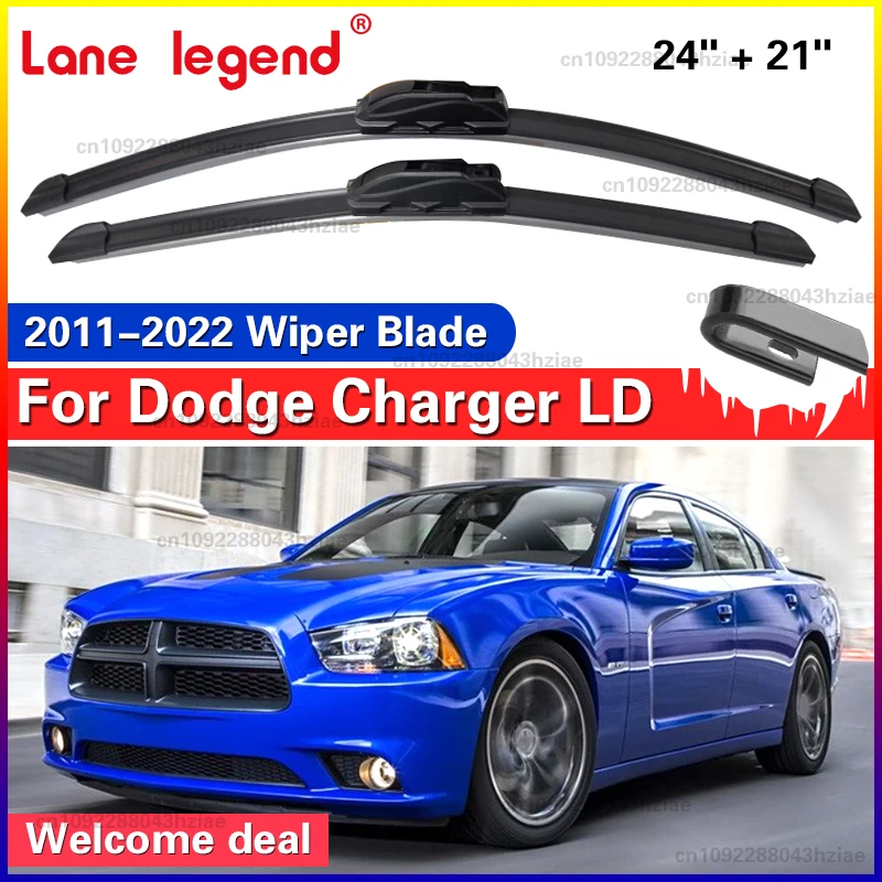 Für Dodge Charger LD 2011 - 2022 Frontscheibenwischerblätter 2 Stück Windschutzscheiben-Fensterzubehör 2012 2013 2014 2015 2016 2017