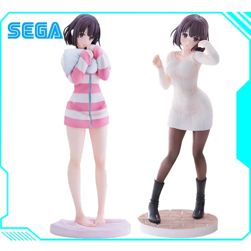 SEGA Original Luminasta Saenai Heroine No Sodatekata Kato Megumi PVC Anime Action Figure Model Collectible Toy Gifts