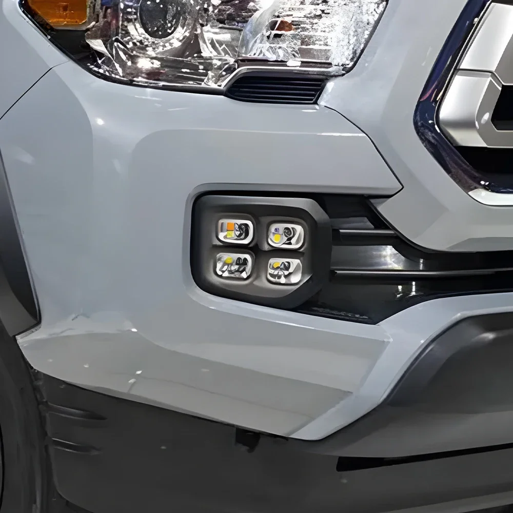 

For Toyota Tacoma 2016-2022 Front Bumper Upgrade LED Dynamic Flashing Daytime Running Light Assembly Tool Car Accessories