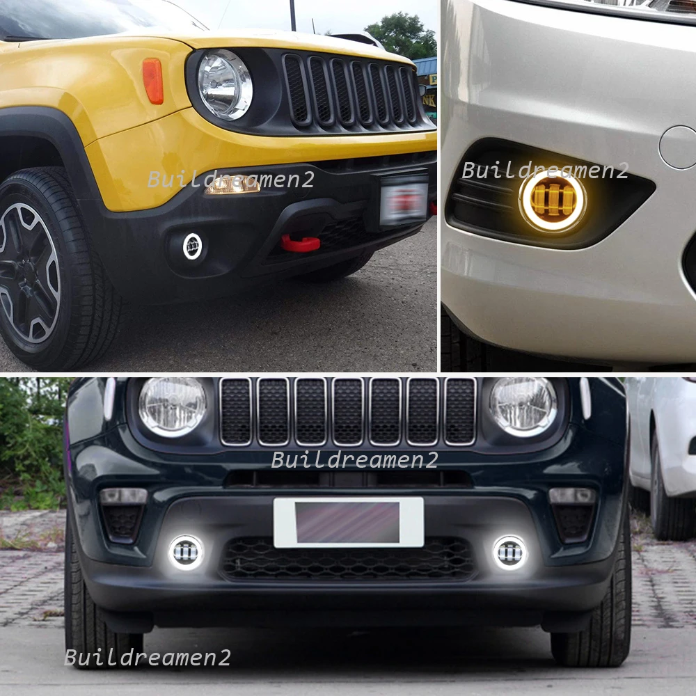 2 Pieces Car LED Fog Light Assembly For Hummer H2 2003-2009 30W Angel Eye Fog Daytime Running Turn Lamp 6000LM 12V view 6