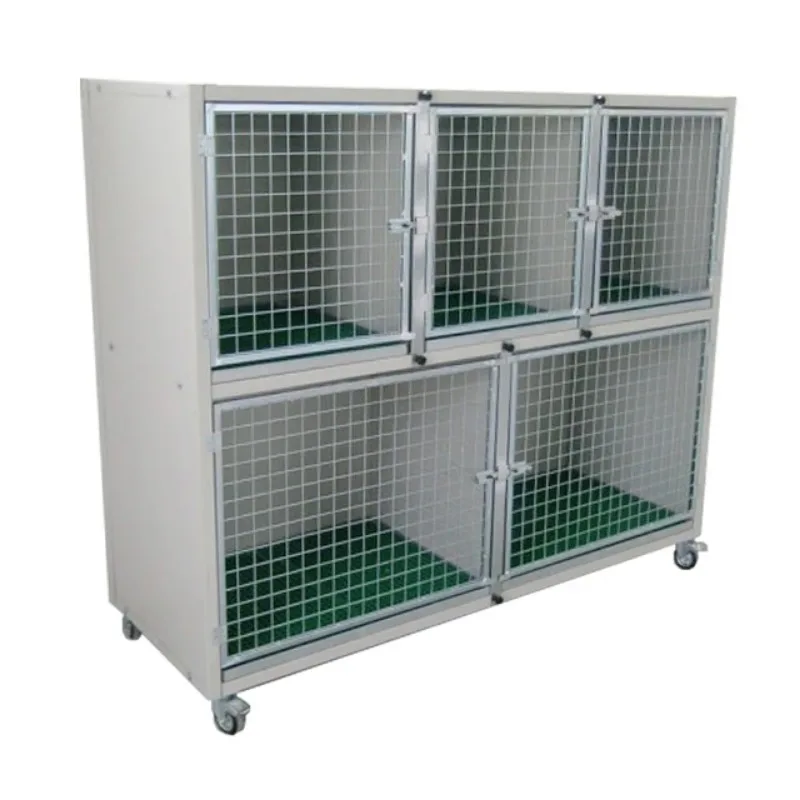 High Quality Professional Easy To Clean Pet Enclosures  Veterinary Animal Dog and Cat Cage Bank