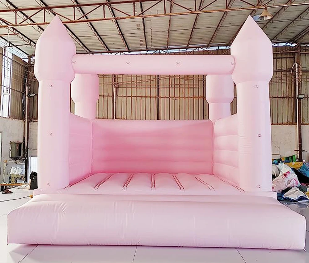 Casa inflável do salto com ventilador do ar, castelo Bouncy do jumper, cama de salto do PVC para o partido, decorações do casamento