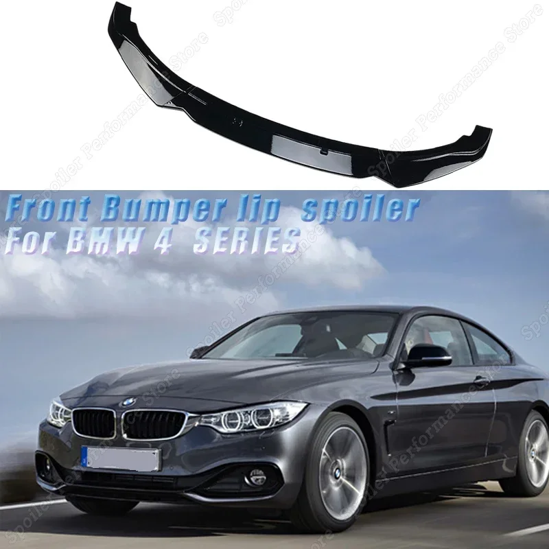 

For BMW F32 F33 F36 Car Front Bumper Lip Body Kit Spoiler Splitter Canard Lip Splitter 4 Series 420i 420d 418d 2013-2020 Tuning