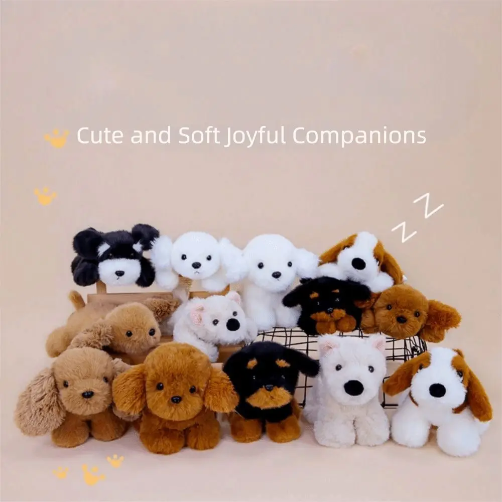 

Home Decor Stuffed Animals Puppy Sleeping Pillow Simulation Stuffed Dog Doll Pets Fluffy Cute Dog Christmas Gift