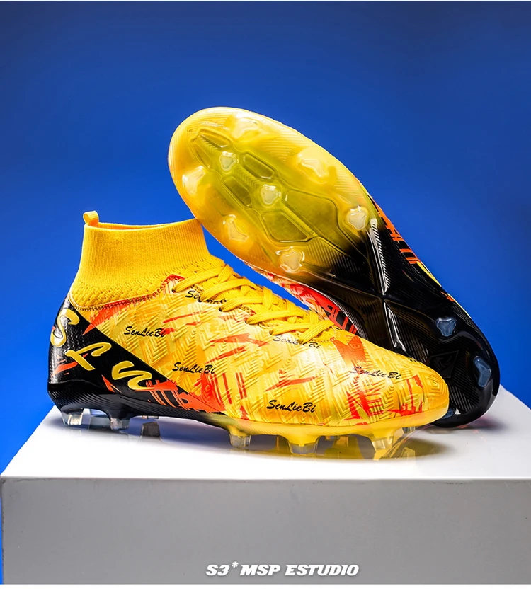 Professionelle Fußballschuhe Herren Fußballschuhe Society Fußballschuhe FG Ultraleichte Trainings-Fußballschuhe Outdoor-Sportschuhe – Detail 33