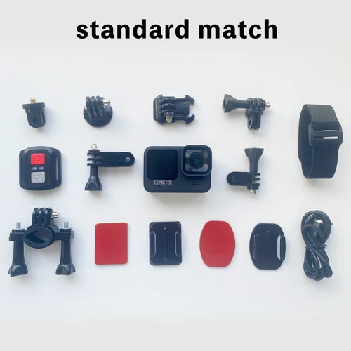 Imagen 2 del producto CERASTES V11 4K 5K WiFi cámara de acción antivibración Go con pantalla de Control remoto cámara deportiva impermeable pro drive recorde