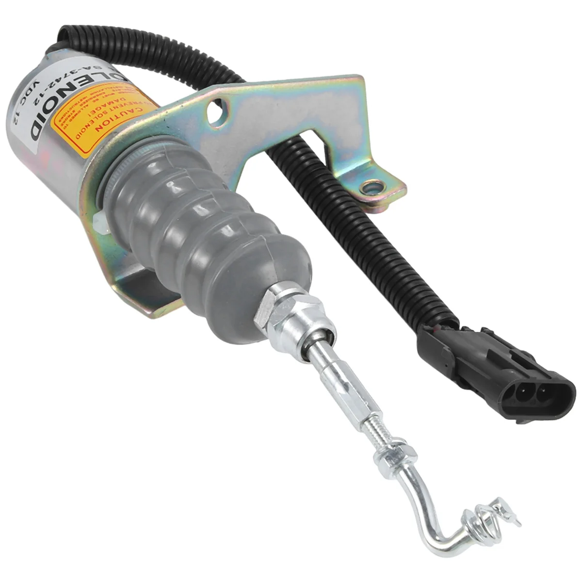 1 conjunto de válvula solenóide de chama 12v solenóide de parada de motor diesel 1751es SA-3742-12 para veículos de engenharia