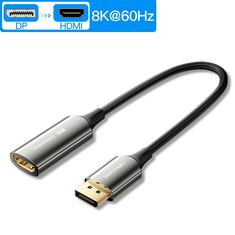 Ventie Displayport Naar Hdmi Adapter 4K Mannelijke Dp Naar Hdmi Female Video Audio Converter Voor Pc Laptop Projector Displayport naar Hdmi