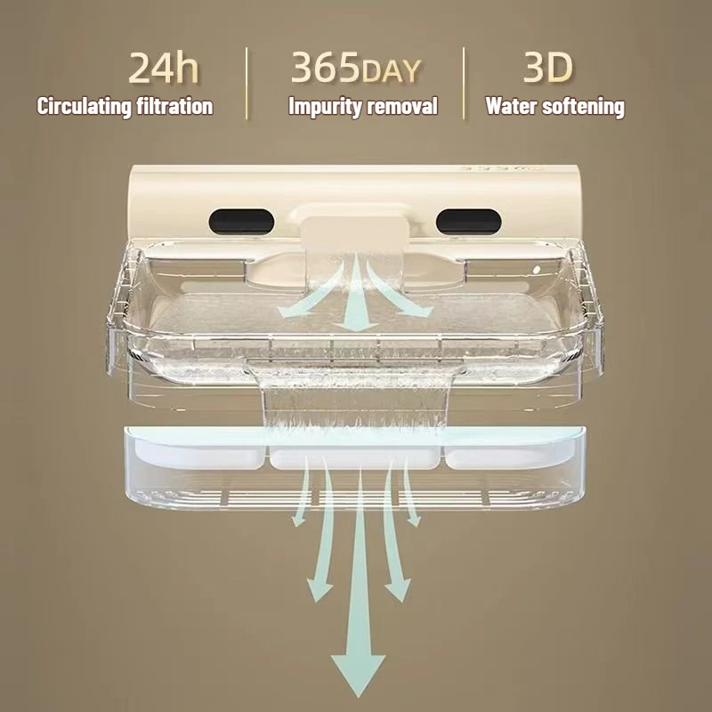 Intelligent Induction Cat Water Dispenser Large Capacity Purification Wireless Pet Water Dispenser Smart Dog Water Dispenser
